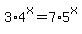3%2A4%5Ex=7%2A5%5Ex