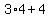 3%2A4+%2B+4