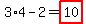 3%2A4-2=highlight%2810%29