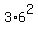 3%2A6%5E2