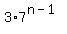 3%2A7%5E%28n-1%29