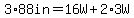 3%2A88in=16W%2B2%2A3W
