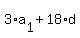 3%2Aa%5B1%5D+%2B+18%2Ad