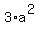 3%2Aa%5E%282%29