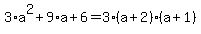 3%2Aa%5E2%2B9%2Aa%2B6=3%28a%2B2%29%28a%2B1%29