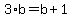 3%2Ab=b%2B1