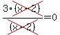 3%2Across%28%28x-2%29%29%2Fcross%28%28x-2%29%29=0