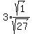 3%2Aexpr%28sqrt%281%29%2Fsqrt%2827%29%29