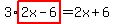 3%2Ahighlight%282x-6%29=2x%2B6