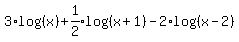 3%2Alog%28%28x%29%29%2Bexpr%281%2F2%29%2Alog%28%28x%2B1%29%29-2%2Alog%28%28x-2%29%29%29