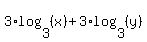 3%2Alog%283%2C%28x%29%29%2B3%2Alog%283%2C%28y%29%29