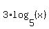 3%2Alog%285%2C%28x%29%29