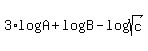 3%2Alog%28A%29+%2B+log%28B%29+-+log%28sqrt%28c%29%29