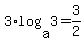 3%2Alog%28a%2C3%29=3%2F2