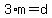 3%2Am=d