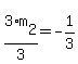3%2Am%5B2%5D%2F3=-1%2F3