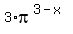 3%2Api%5E%283-x%29