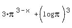 3%2Api%5E%283-x%29+%2B+%28log%28pi%29%29%5E3%29