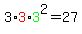 3%2Ared%283%29%2Agreen%283%29%5E2=27