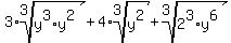 3%2Aroot%283%2Cy%5E3%2Ay%5E2%29%2B4%2Aroot%283%2Cy%5E2%29%2Broot%283%2C2%5E3%2Ay%5E6%29