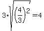 3%2Asqrt%28%284%2F3%29%5E2%29=4