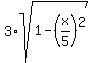 3%2Asqrt%281-%28x%2F5%29%5E2%29