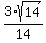 3%2Asqrt%2814%29%2F14