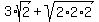 3%2Asqrt%282%29+%2B+sqrt%282%2A2%2A2%29