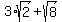 3%2Asqrt%282%29+%2B+sqrt%288%29