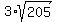 3%2Asqrt%28205%29