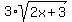 3%2Asqrt%282x%2B3%29
