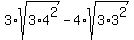3%2Asqrt%283%2A4%5E2%29-4%2Asqrt%283%2A3%5E2%29