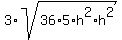 3%2Asqrt%2836%2A5%2Ah%5E2%2Ah%5E2%29