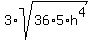 3%2Asqrt%2836%2A5%2Ah%5E4%29
