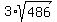 \"3%2Asqrt%28486%29\"