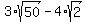 3%2Asqrt%2850%29-4%2Asqrt%282%29