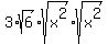 3%2Asqrt%286%29%2Asqrt%28x%5E2%29%2Asqrt%28x%5E2%29