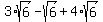 3%2Asqrt%286%29-sqrt%286%29%2B4%2Asqrt%286%29