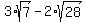3%2Asqrt%287%29-2%2Asqrt%2828%29