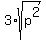 3%2Asqrt%28p%5E2%29