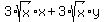 3%2Asqrt%28x%29%2Ax%2B3%2Asqrt%28x%29%2Ay