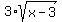 3%2Asqrt%28x+-+3%29