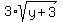 3%2Asqrt%28y%2B3%29