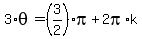 3%2Atheta=%283%2F2%29pi%2B2pi%2Ak