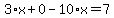 3%2Ax%2B0-10%2Ax=7