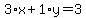 3%2Ax%2B1%2Ay=3