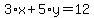 3%2Ax%2B5%2Ay=12