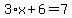 3%2Ax%2B6=7