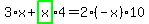 3%2Ax%2Bhighlight_green%28+x+%29%2A4=2%2A%28-x%29%2A10