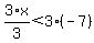 3%2Ax%2F3%3C3%2A%28-7%29